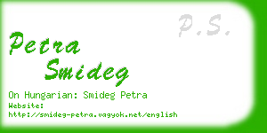 petra smideg business card